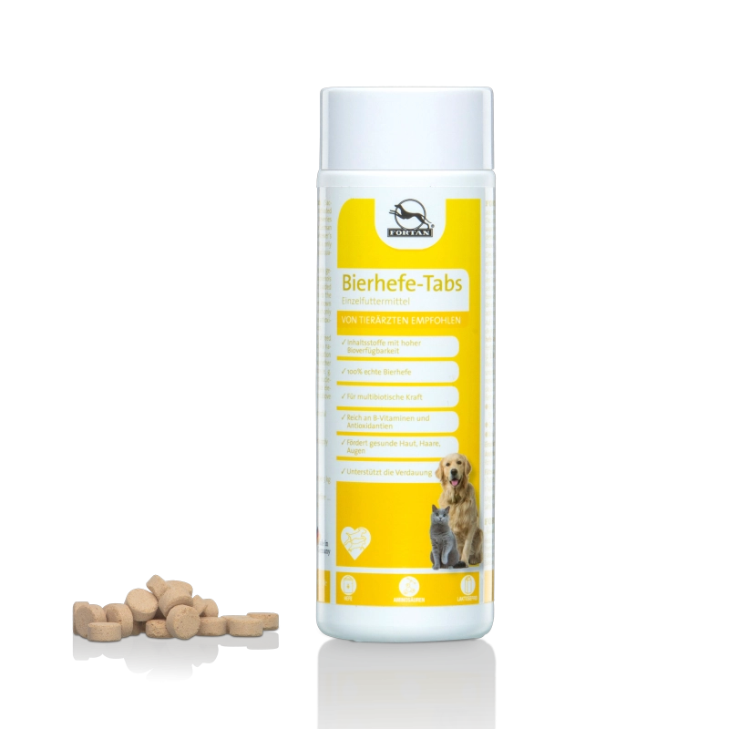 Tablete cu drojdie de bere FORTAN pentru câini și pisici – Sursă naturală de nutrienți, 400g [1]