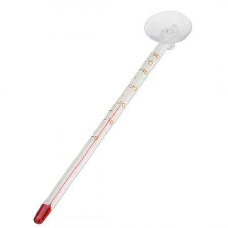 Pesti - Termometru din Sticla cu Ventuza, pentru acvariu 0 - 50°C, 227/103869