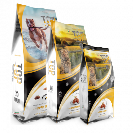 TOP Lamb Puppy Premium hrana uscata caini juniori 3kg [2]