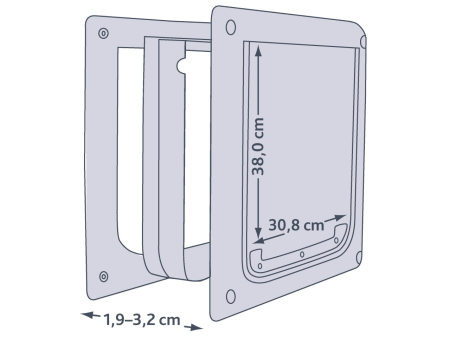 Trixie Usa Batanta Pentru Caini, 2-Way, M-XL: 39x45 cm [1]