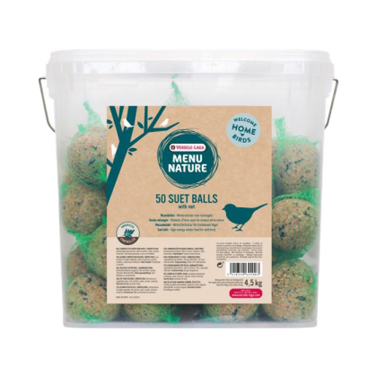 Pasari - Versele Laga Menu Nature Suet Balls-4.5 kg-50 bucati, hrana pasari salbatice