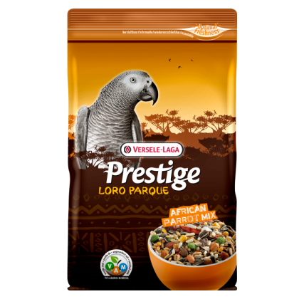 Hrana uscata - Versele Laga Prestige Loro Parque African Parrot Mix-2.5 kg, hrana pentru papagali imbogatita cu peleti