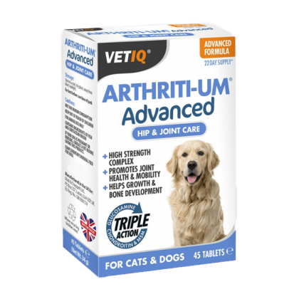 Vetiq Arthriti-um Advance 45 tablete Supliment pentru articulatii caini si pisici