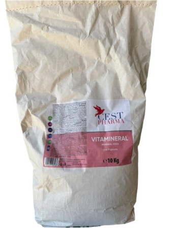 Suplimente nutritive - Vitamineral Cest Pharma 10 kg – Supliment vitaminico-mineral pentru porumbei și păsări