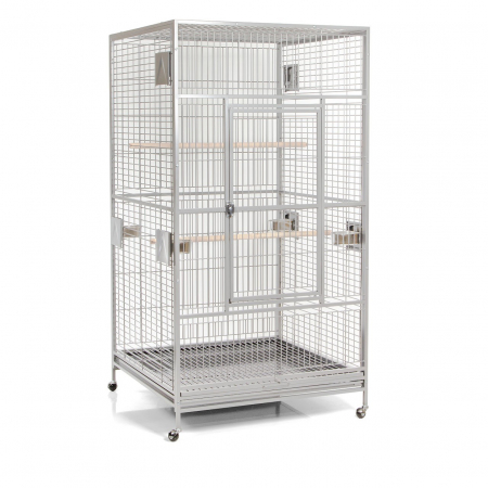 Voliera de interior pentru papagali Montana Arkansas I - Platinum (Stone White) [1]