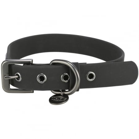 Caini - Zgarda City Style, M - L: 40 - 47 cm / 20 mm, Negru