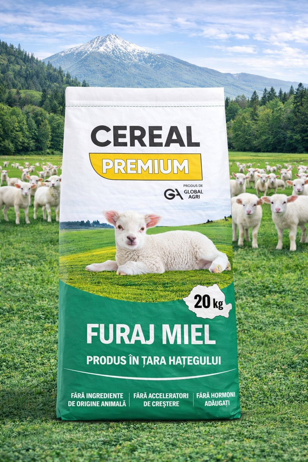 Cereal Premium Furaj crestere pentru miei 20kg - Cereal Premium, crestere sanatoasa si echilibrata - Cereal Premium