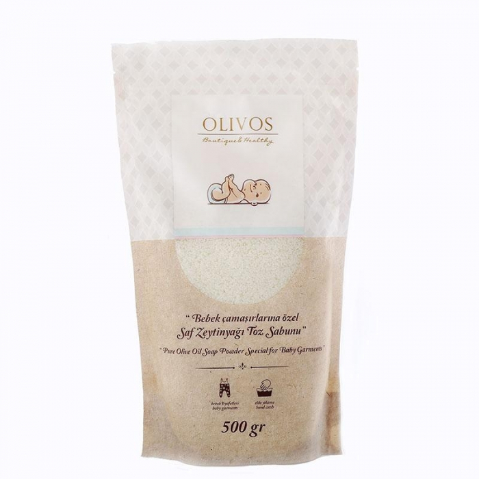 Detergent pudra de sapun cu ulei de masline, pt hainele bebelusilor, Olivos, 500 g [1]