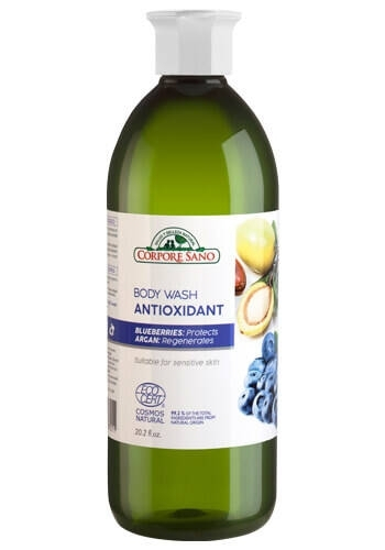Gel de dus antioxidant cu afine si argan, Corpore Sano, 600 ml [1]