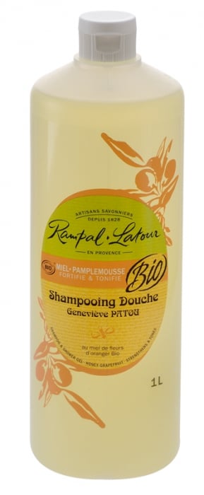 Gel de duş & şampon bio miere grapefruit [1]