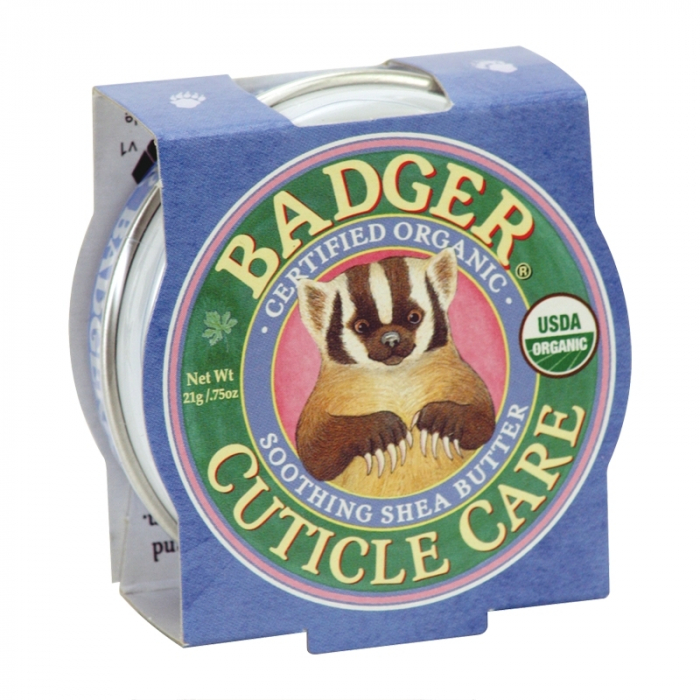 Mini balsam pentru cuticule si unghii, Cuticle Care Badger, 21 g [1]