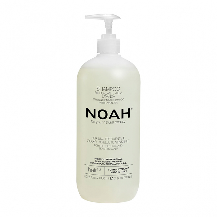 Sampon natural fortifiant cu lavanda pentru uz frecvent si scalp sensibil (1.3), Noah, 1000 ml [1]