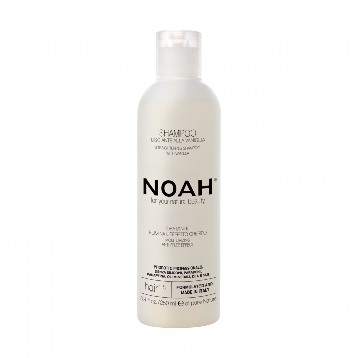 Sampon natural pentru indreptarea parului cu extract de vanilie, 1.8, Noah, 250 ml [1]