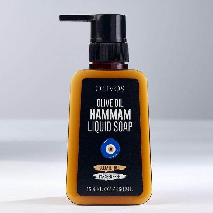 Sapun lichid cu ulei de masline, Hammam - reteta originala Olivos, 450 ml [1]