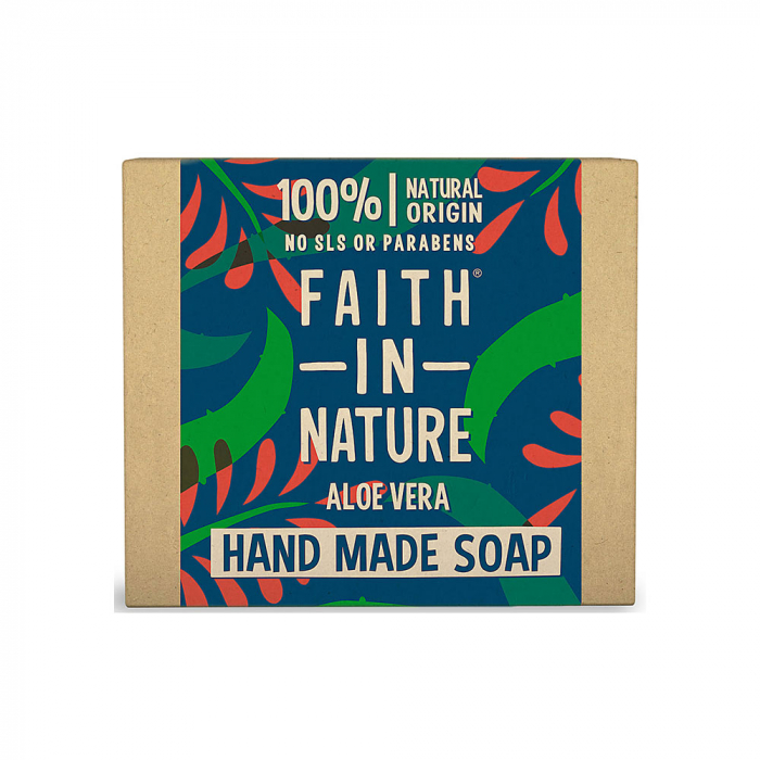 Sapun natural solid cu Aloe Vera, Faith in Nature, 100 gr [1]