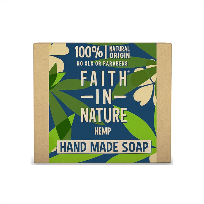 Sapun natural solid cu canepa, Faith in Nature, 100 gr [1]