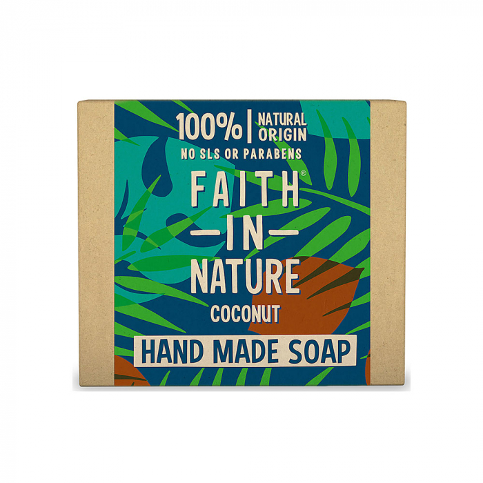Sapun natural solid cu Cocos, Faith in Nature, 100 gr [1]