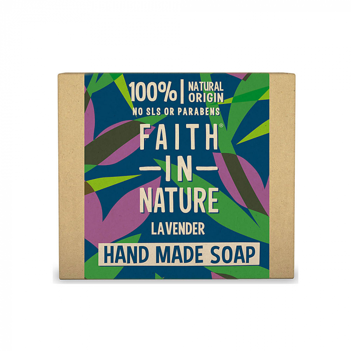 Sapun natural solid cu lavanda, Faith in Nature, 100 gr [1]
