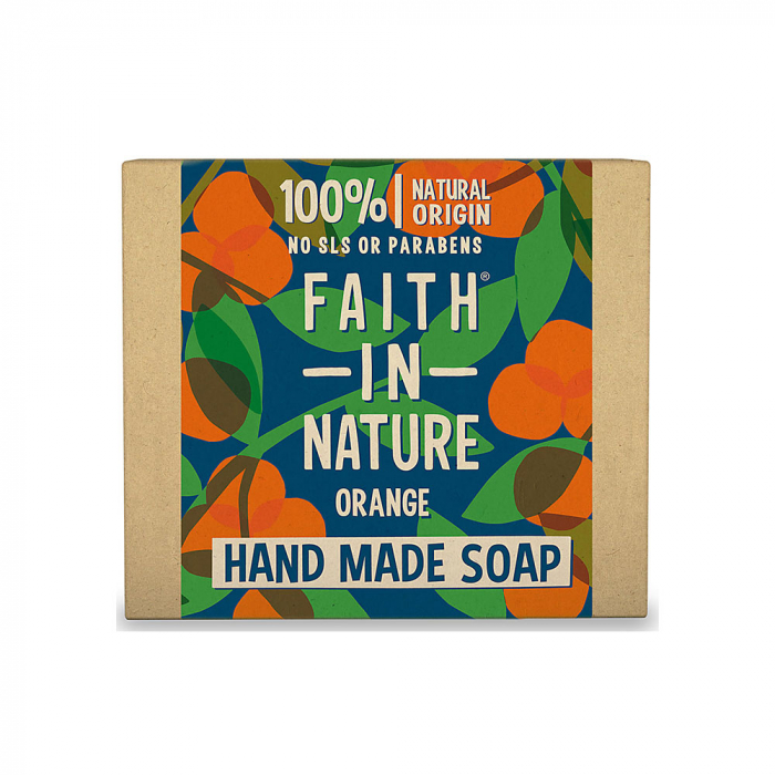 Sapun natural solid cu portocala, Faith in Nature, 100 gr [1]