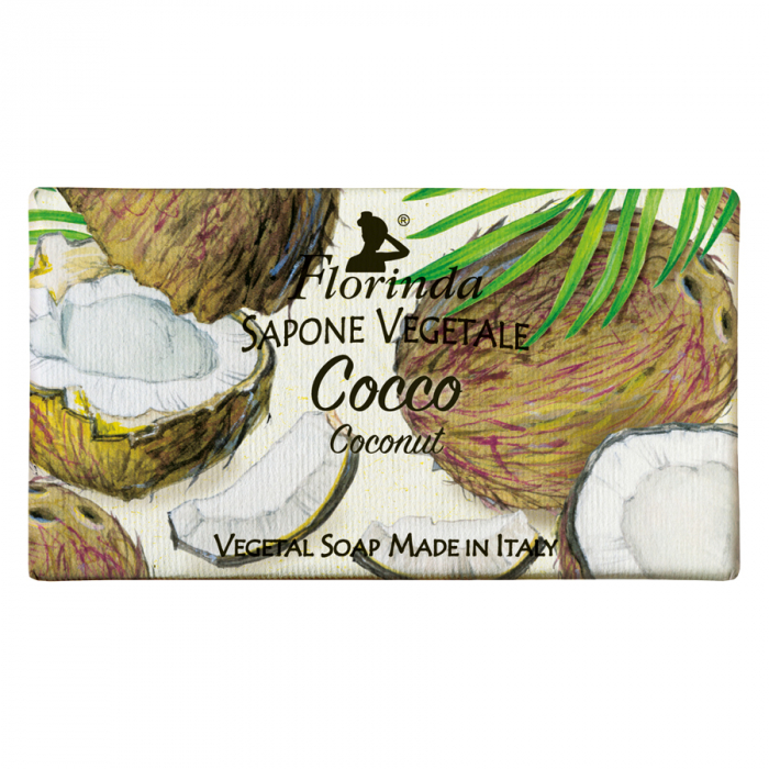 Sapun vegetal cu cocos Florinda, 100 g La Dispensa [1]