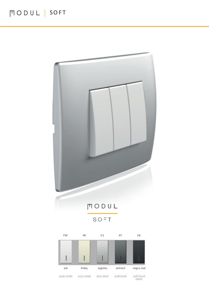 Modul Soft rama decorativa 4M alb mat [2]