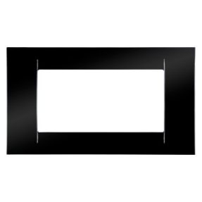 Rama ornament patru module,gama system virna,culoare negru  [1]