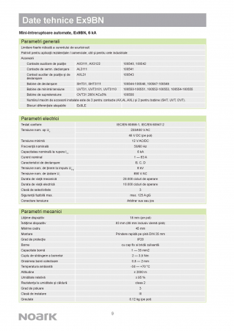 Ex9BN 3PN B16 Siguranta automata 6 kA, curba B, 16 A, 3P+N [3]