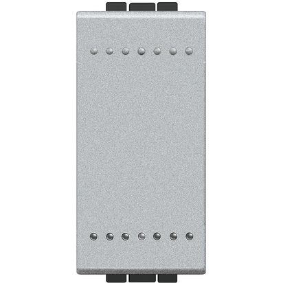Bticino Light-tech - Intrerupator cu revenire, 10A, 1P, 1M, gama light-tech culoare titan