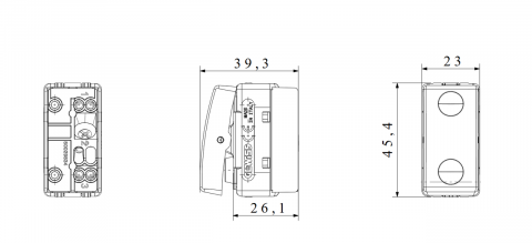 Intrerupator cu revenire un modul 1p 1nd 16a gama system alb [1]