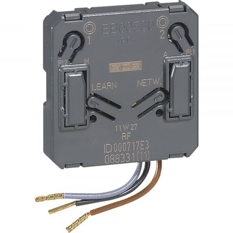 Smart-home - Priza schuko standard german comanda wireless 2M 16A Living Now Bticino negru/antracit
