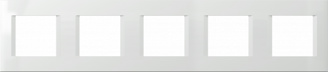 Electrice - Modul Line rama decorativa 5x2M alb mat