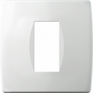 Electrice - Modul Soft rama decorativa  1/2M alb mat