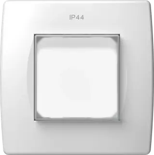 Electrice - Modul Soft rama decorativa IP44 2M (intrerupator) alb mat