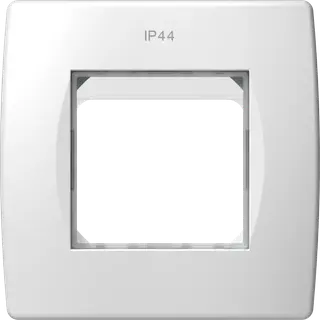 Electrice - Modul Soft rama decorativa IP44 2M (priza) alb mat