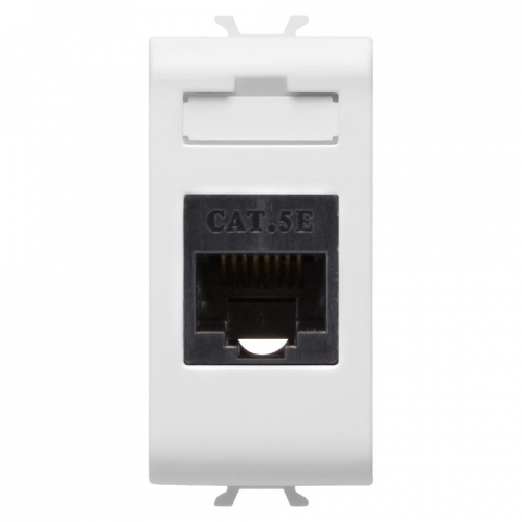 Gewiss Chorus - Priza date, RJ45 cat 5E utp, un modul, gama chorus, culoare alb