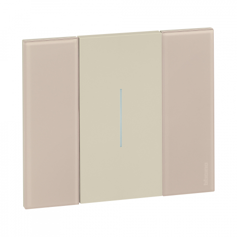 Bticino Living Now - Rama ornament 2 module gama light-now culoare  AURA