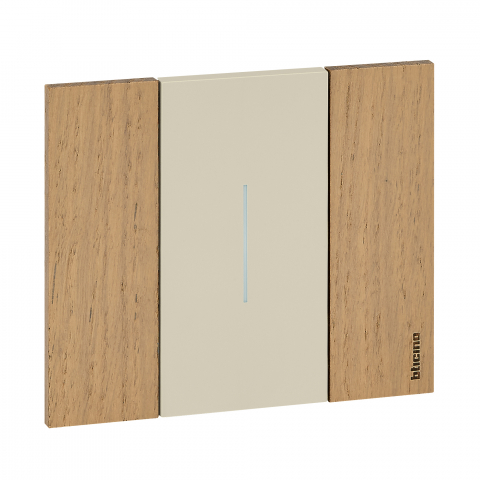 Bticino Living Now - Rama ornament 2 module gama light-now culoare  STEJAR
