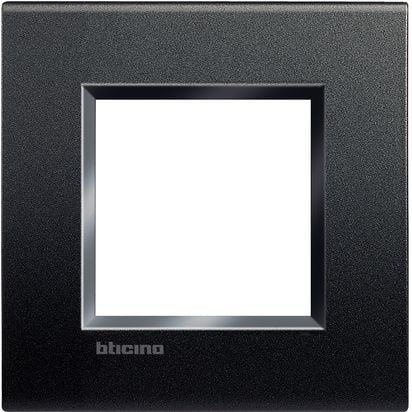 Bticino Living - Rama ornament 2P gama living, culoare antracit