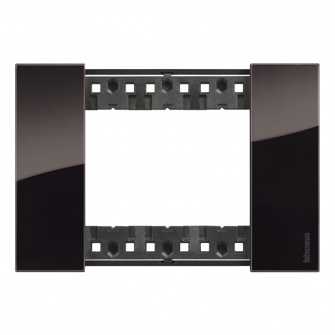 Bticino Living Now - Rama ornament 3 module gama light-now culoare  NIGHT