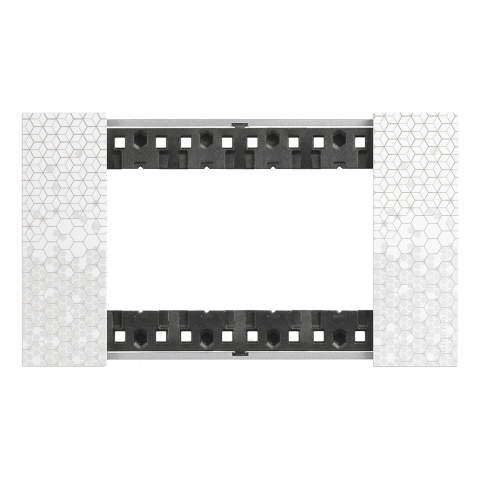Bticino Living Now - Rama ornament 4 module gama light-now culoare  PIXEL