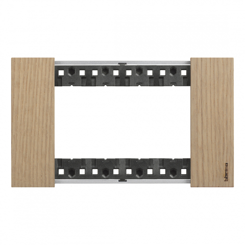 Bticino Living Now - Rama ornament 4 module gama light-now culoare  STEJAR