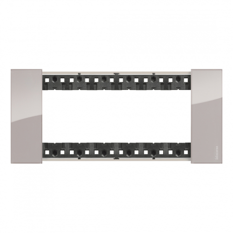 Bticino Living Now - Rama ornament 6 module gama light-now culoare  AURA
