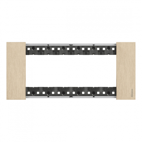 Bticino Living Now - Rama ornament 6 module gama light-now culoare  AURIU