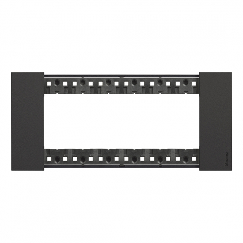 Bticino Living Now - Rama ornament 6 module gama light-now culoare  NEGRU