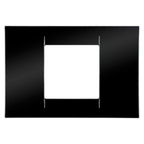 Gewiss system - Rama ornament doua module,gama system virna,culoare negru 