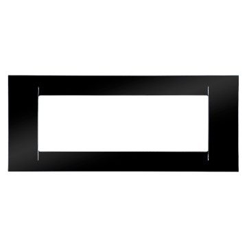 Gewiss system - Rama ornament sase module,gama system virna,culoare negru 
