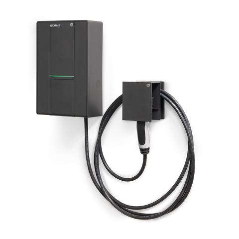 Statii incarcare auto - Statie incarcare vehicule electrice WALLBOX, cablu si conector TIP 2, 7.4 kW, aplicatie mobila.