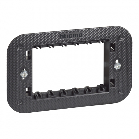 Bticino Living Now - Suport aparataj pentru doza modulara 3 module gama living-now
