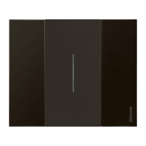 Bticino Living Now - Tasta pentru intrerupator doua module, gama living-now, culoare negru