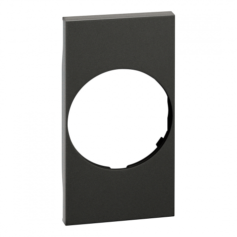 Prize si intrerupatoare - Tasta pentru priza standard german,230v doua module culoare negru